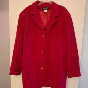 Harve Benard blazer. Deep fuchsia color. Size 22. Excellent condition. Pockets.